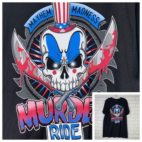 Tee Villain tshirt Murder Ride Captain Spaulding ringspun cotton size large - Picture 1 of 6